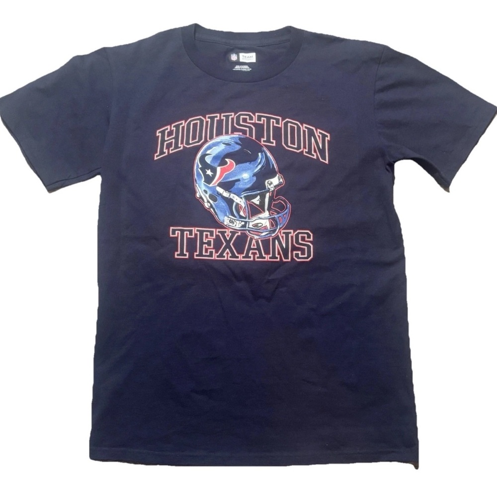 Houston Texans NFL Team Apparel  Navy Blue Short Sleeve Shirt